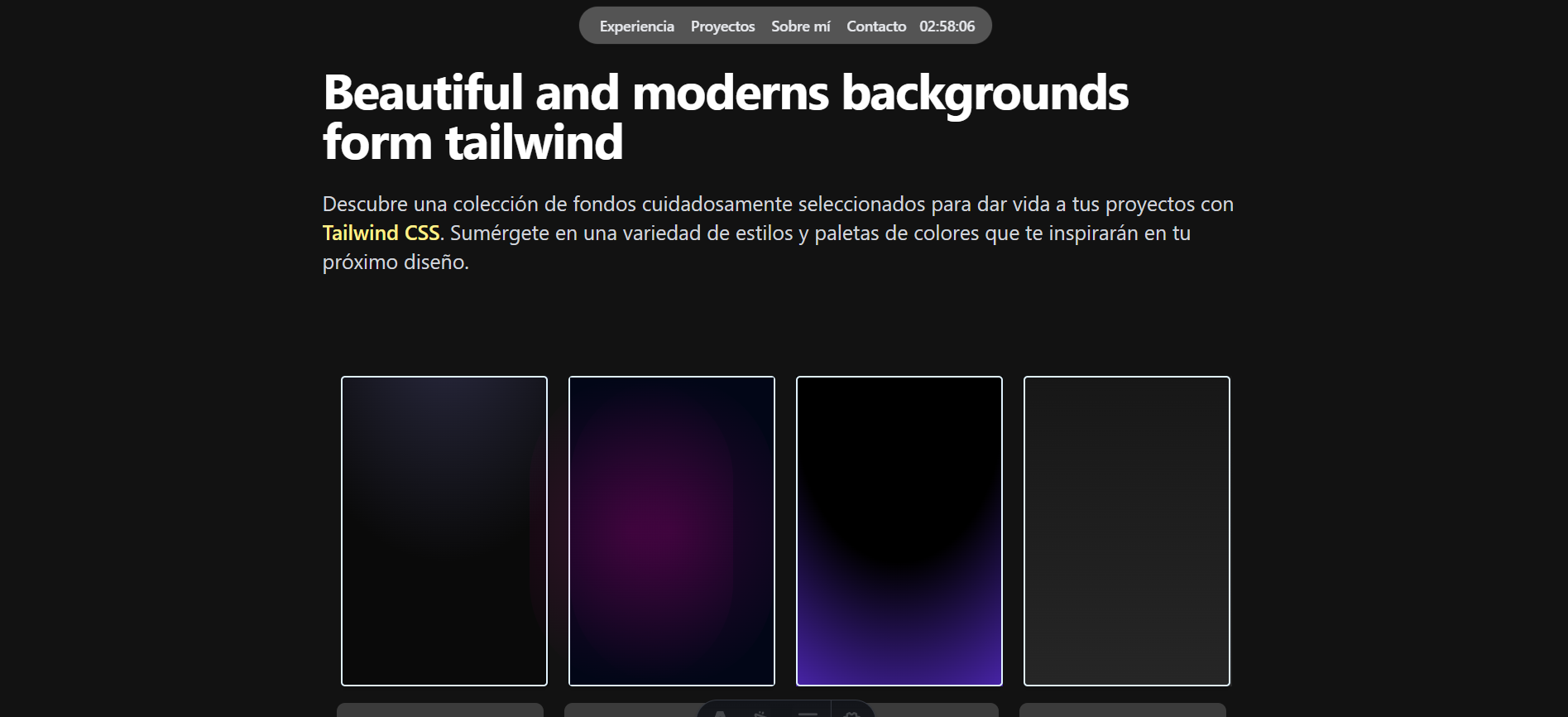Beautiful and moderns backgrounds for tailwind
